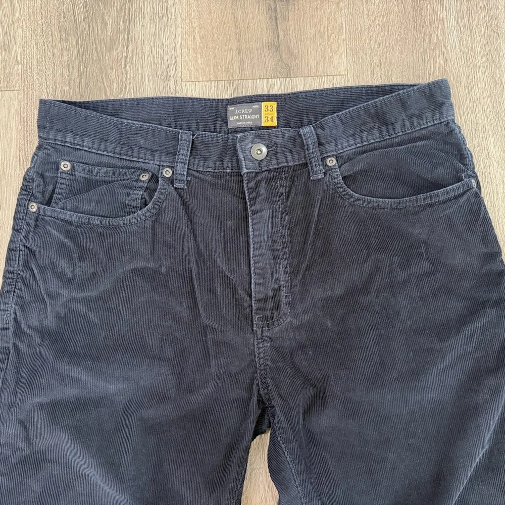 J. Crew Men's Dark blue Corduroy Pants